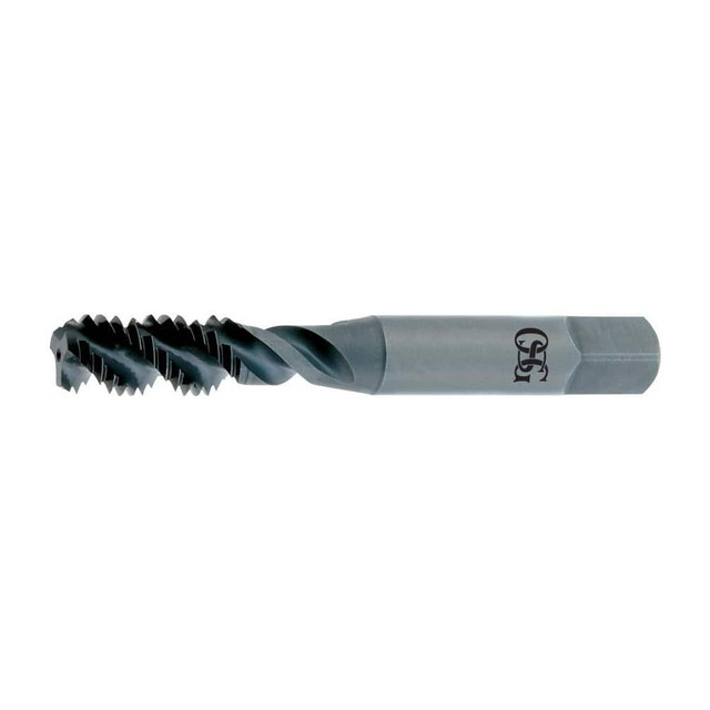 OSG 1413308 Spiral Flute Tap: #10-24 UNC, 3 Flutes, Bottoming, 2B/3B Class of Fit, High Speed Steel, TICN Coated