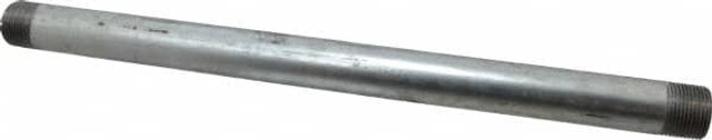 B&K Mueller 565-180FG Galvanized Pipe Nipple: 1", 18" Long, Schedule 40, Steel