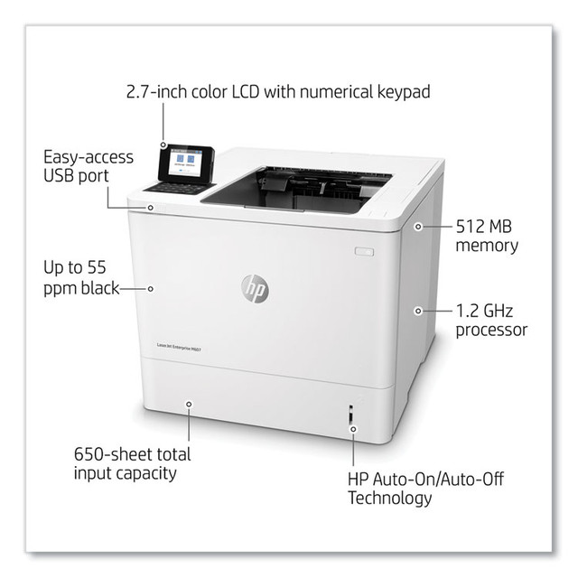 HEWLETT PACKARD SUPPLIES HP K0Q14A LaserJet Enterprise M607n Wireless Laser Printer