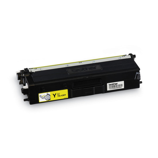 BROTHER INTL. CORP. TN436Y TN436Y Super High-Yield Toner, 6,500 Page-Yield, Yellow