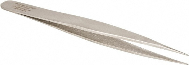 Aven 18032USA Precision Tweezer: OO-SA, Straight Tip, 4-3/4" OAL