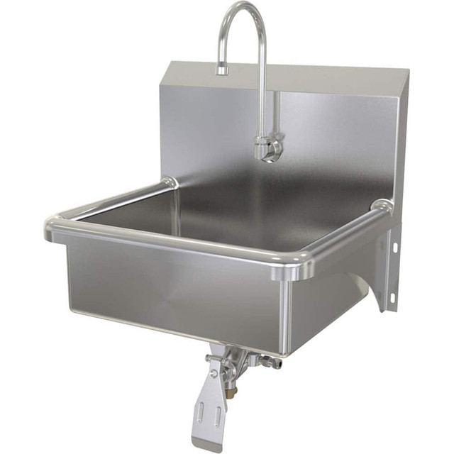 SANI-LAV 7051 Hands-Free Wash Sink: Wall Mount, 304 Stainless Steel