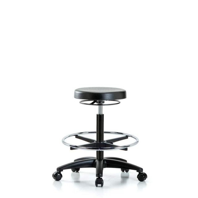 Blue Ridge Ergonomics MSC44880 Lab Stool: Polyurethane, 24" Seat Width, 24" Seat Depth