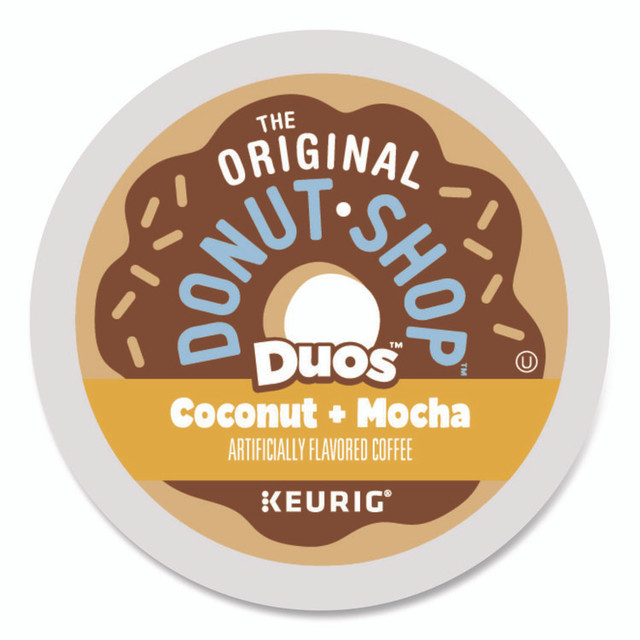 KEURIG DR PEPPER The Original Donut Shop® 6248 Coconut Mocha K-Cups, 24/Box