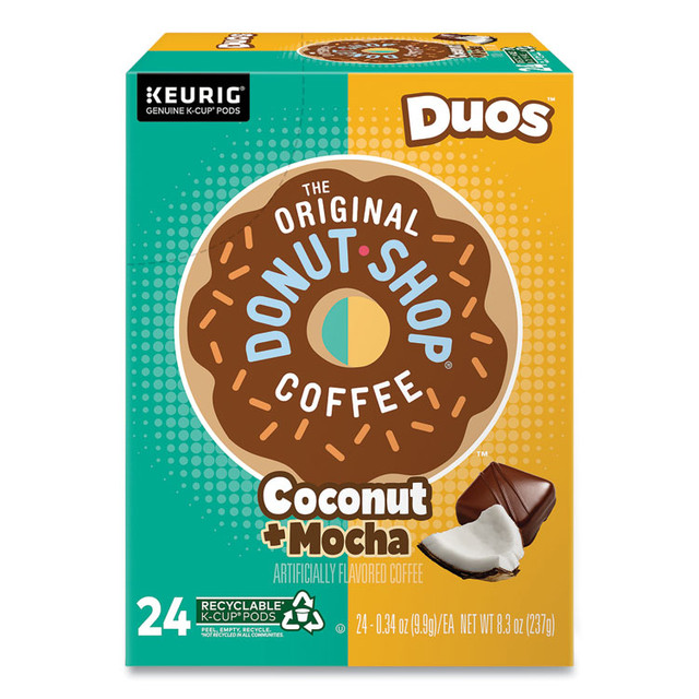 KEURIG DR PEPPER The Original Donut Shop® 6248 Coconut Mocha K-Cups, 24/Box