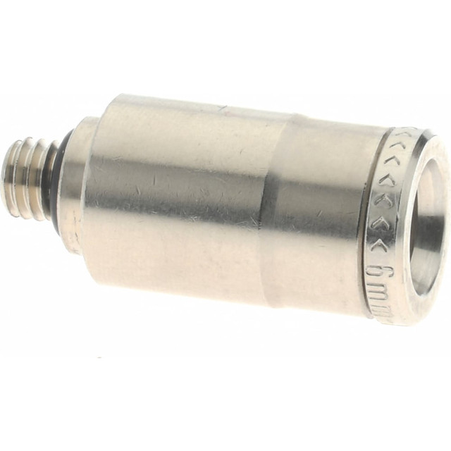 Norgren 104250610 Push-To-Connect Tube to Male & Tube to Male UNF Tube Fitting: Pneumatic Male Adapter, #10-32 Thread