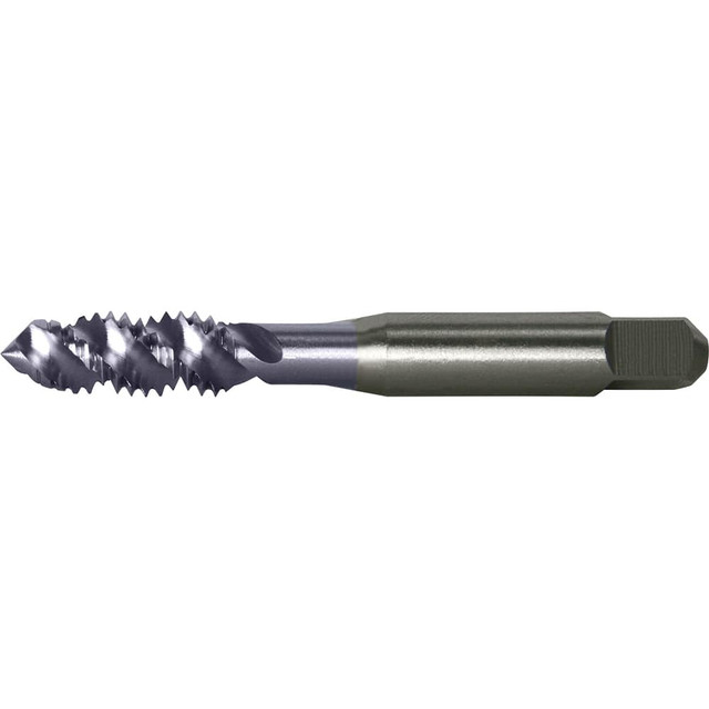 Greenfield Threading 330197 Spiral Flute Tap: M4x0.70 Metric, 3 Flutes, Plug, 6H Class of Fit, High Speed Steel, TiCN Coated