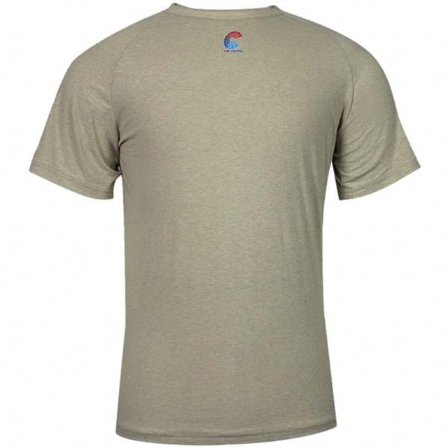 National Safety Apparel C52JKSRLG Base Layer Shirt: Cotton, Large, Tan