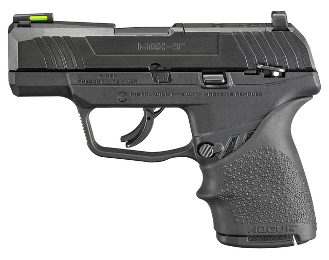 Ruger 3502 MAX-9 w/ Hogue HandALL Grip LE