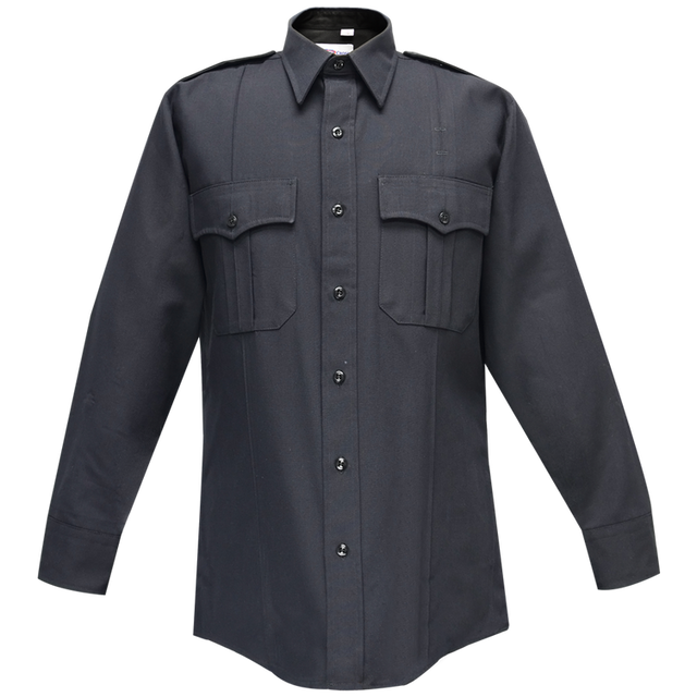 Flying Cross 34W78Z 86 17.0 32/33 Command Public Safety Long Sleeve Shirt w/ Zipper