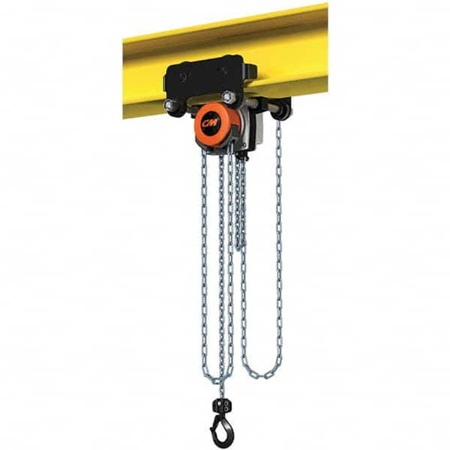 CM HU500GA15 1,102 Lb Capacity, 15' Lift Height, Manual Chain Hoist