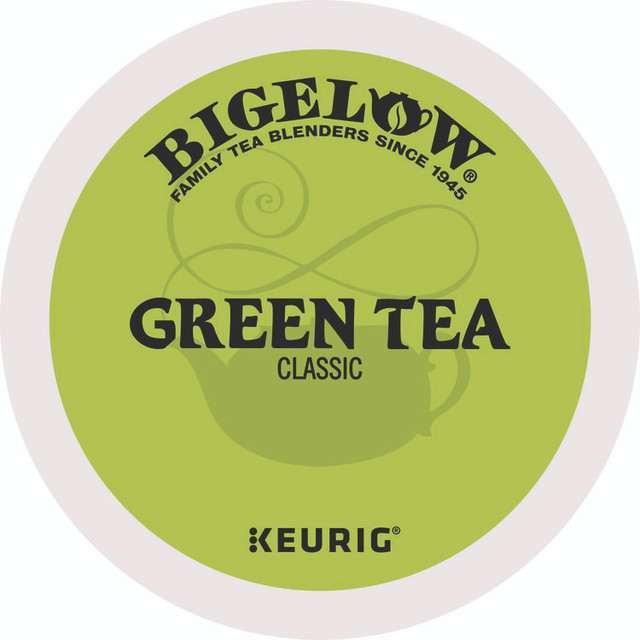 KEURIG DR PEPPER Bigelow® 6085CT Green Tea K-Cup Pack, 24/Box, 4 Box/Carton