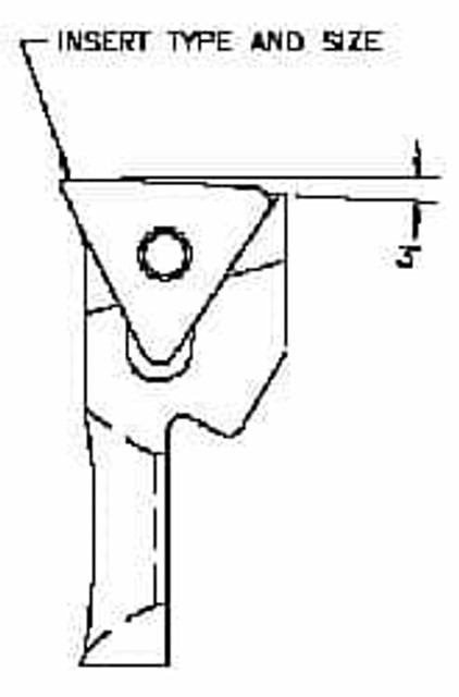 Parlec 2310-T06 Indexable Boring Cartridge: Series 2, Right Hand