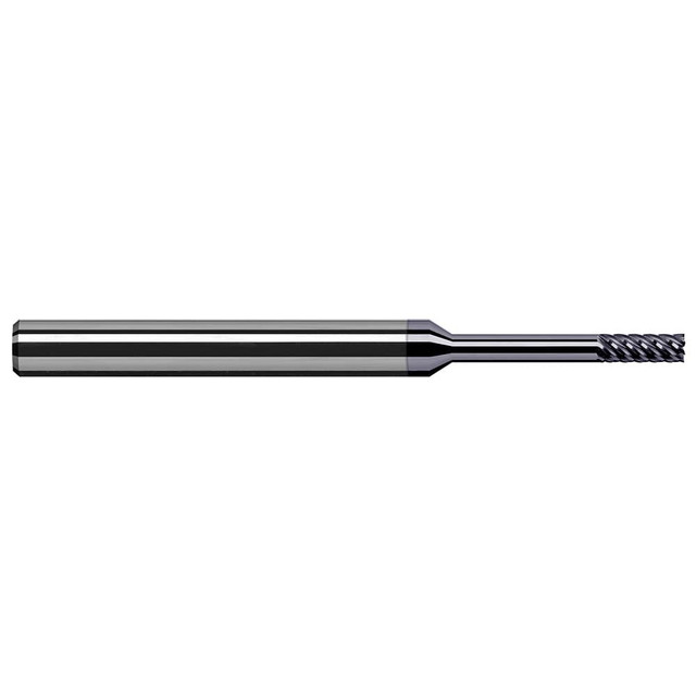 Harvey Tool 962125-C6 Square End Mill: 0.0250" Dia, 1.90 mm LOC, 4 Flute, Solid Carbide