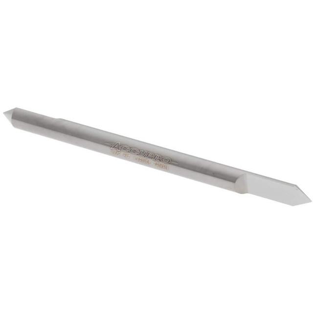 Accupro 00199562 1/8" Diam Single 60° Conical Point End Solid Carbide Split-End Blank