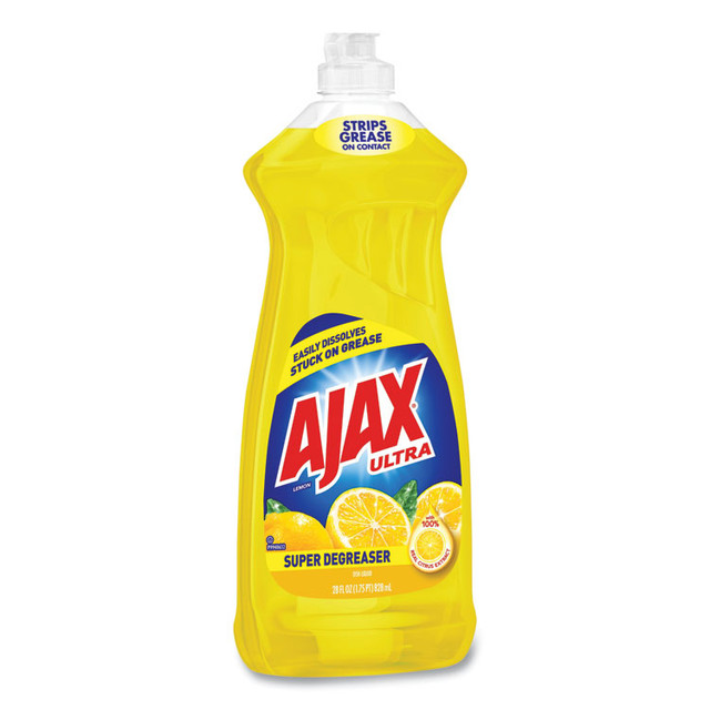 COLGATE PALMOLIVE, IPD. Ajax® 144673 Dish Detergent, Lemon Scent, 28 oz Bottle