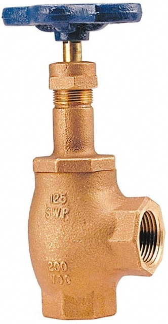 NIBCO NL4K004 Gate Valve: Angle, 1/4" Pipe, Threaded, Bronze