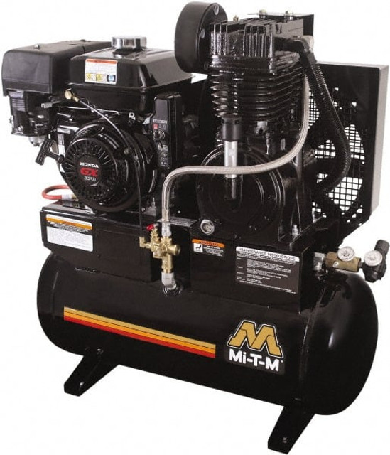 MI-T-M AM2-SH09-20M 9.0 hp, Two Stage Gas Engine Air Compressor