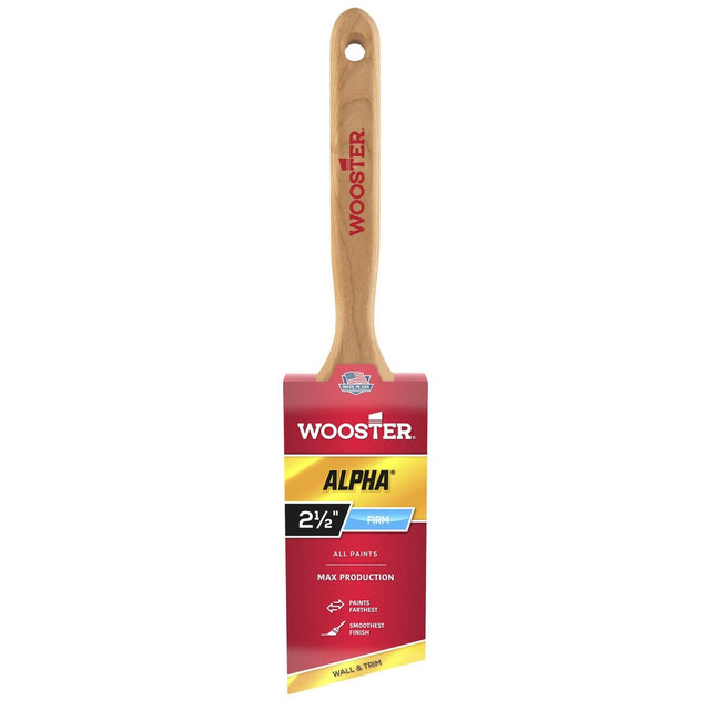 Wooster Brush 4231-2-1/2 Paint Brush: 2-1/2" Wide, Synthetic, Synthetic Bristle