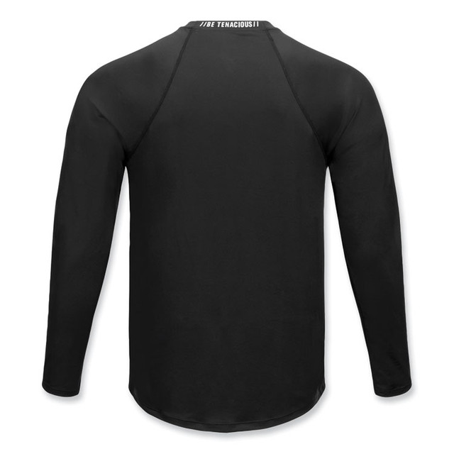 TENACIOUS HOLDINGS, INC. ergodyne® 40236 N-Ferno 6436 Long Sleeve Lightweight Base Layer Shirt, 2X-Large, Black