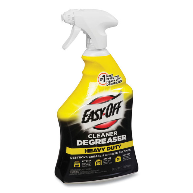 RECKITT BENCKISER EASY-OFF® 99624EA Heavy Duty Cleaner Degreaser, 32 oz Spray Bottle