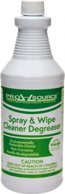 PRO-SOURCE PS951100-12 Cleaner & Degreaser: 1 qt Bottle