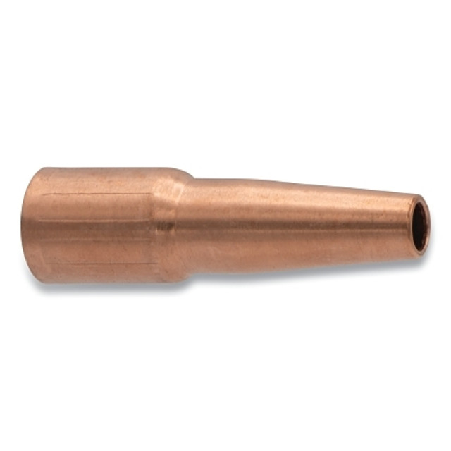 ORS Nasco Best Welds 23T37 MIG Gun Nozzle, 1/8 in Recess, 3/8 in Bore, Tweco® Style 23, Tapered, Self-Insulated, Copper