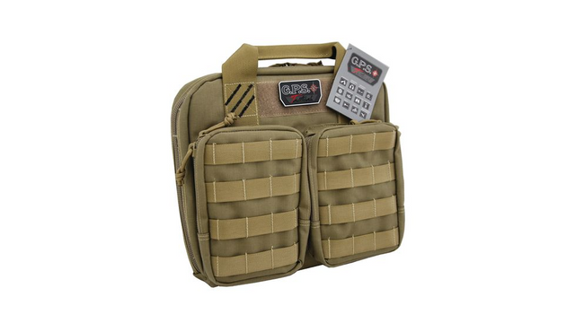 GPS GPS-T1411PCT Tactical Double + 2 Pistol Case