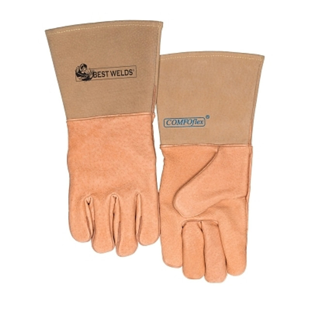 ORS Nasco Best Welds 250GC Specialty Welding Gloves, Top Grain Pigskin, Large, Gold
