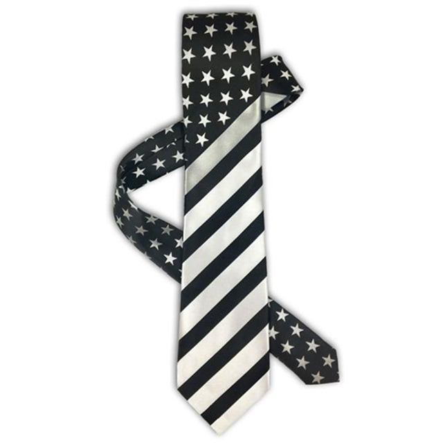 Thin Blue Line TSL-AM-TIE Thin Silver Line Tie Thin Blue Line TSL-AM-TIE Thin Silver Line Tie