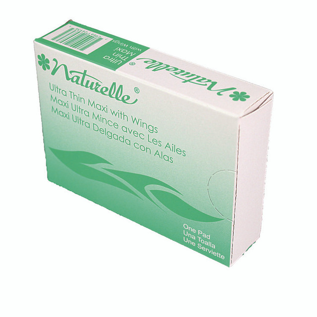 IMPACT PRODUCTS, LLC 25169798 Naturelle Maxi Pads, #4 Ultra Thin with Wings, 200 Individually Wrapped/Carton