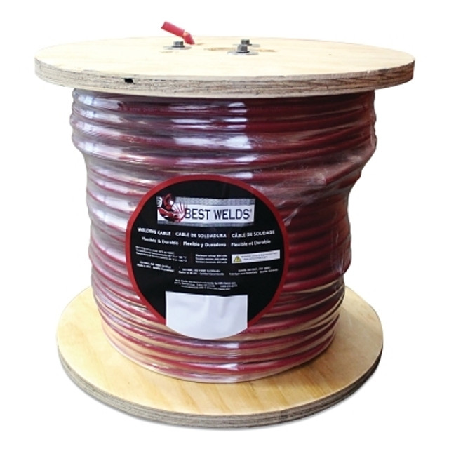 ORS Nasco Best Welds 64006402003 Welding Cable, 2/0 AWG, 500 ft Reel, Red