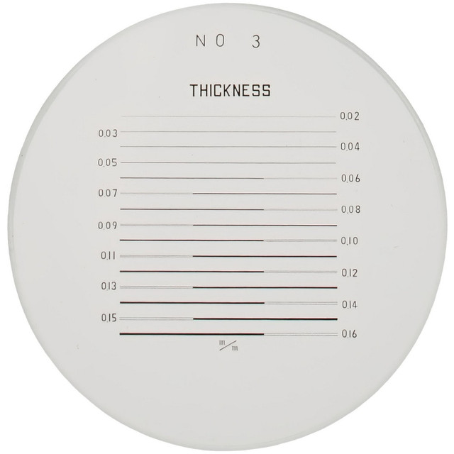 SPI 40-083-8 1 Inch Diameter, Optical Comparator Chart and Reticle