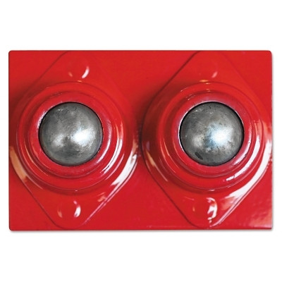 ORS Nasco Best Welds Ball Transfer Head for V-Head Pipe Stands, Dual Ball, Carbon Steel, 1000 lb Cap