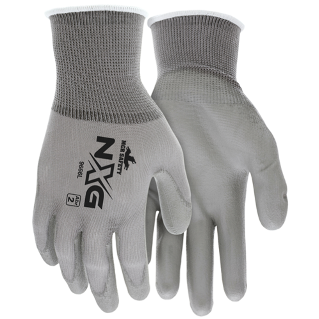 MCR Safety 9666XS Gray Nylon Gray PU 13 Gauge