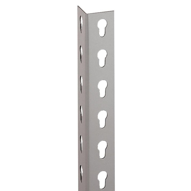 Lyon DD72007 Open Shelving Accessories & Components; Component Type: Rivet Rack Angle Post ; For Use With: Rivet Rack ; Material: Steel ; Width (Inch): 1-1/2 ; Height (Feet): 10.000 ; Color: Gray