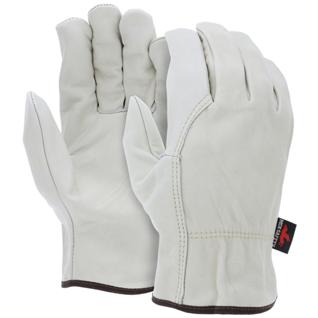 MCR Safety 3214M Cow Grain Drivers Glove w/Wing Thumb