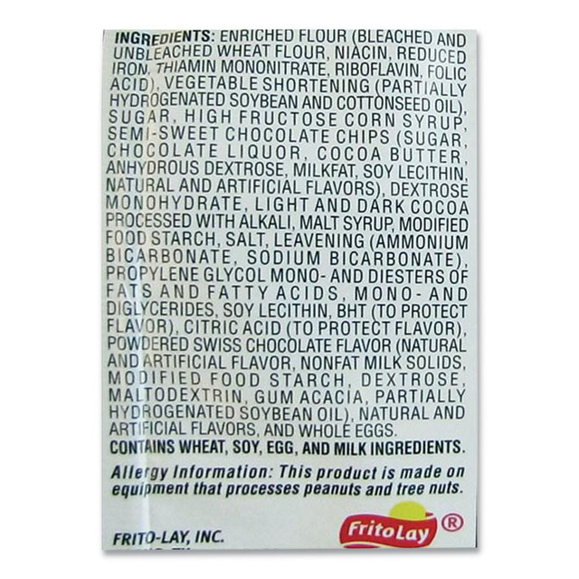 FRITO-LAY, INC. Grandma's® FRI10310 Cookies - Single Serve, Chocolate Brownie, 2.5 oz Packet, 60/Carton