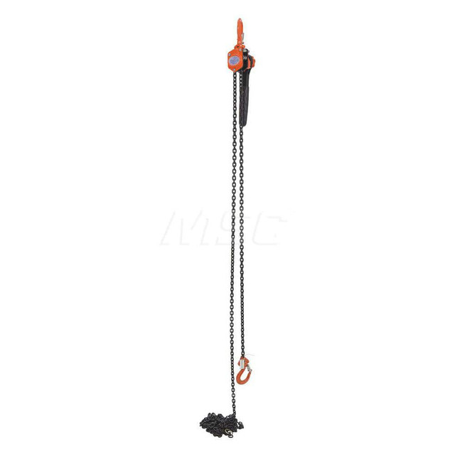 Vestil ELH-10-5 Manual Mini Lever Hoist: 1,000 lb Working Load Limit, 5' Max Lift