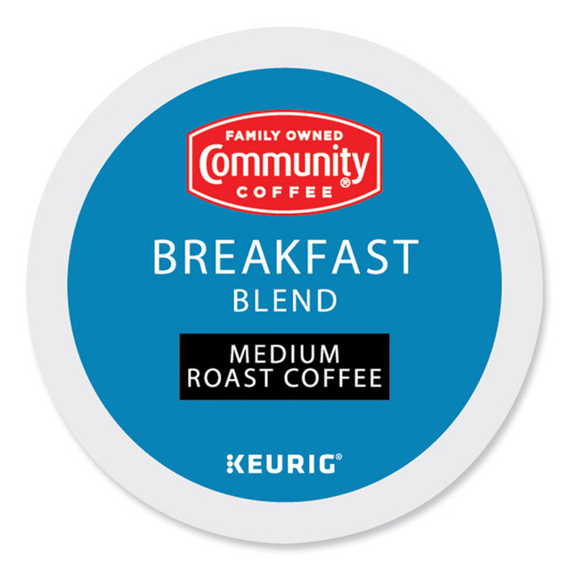 KEURIG DR PEPPER Community Coffee® 6406CC Breakfast Blend K-Cup, 24/Box