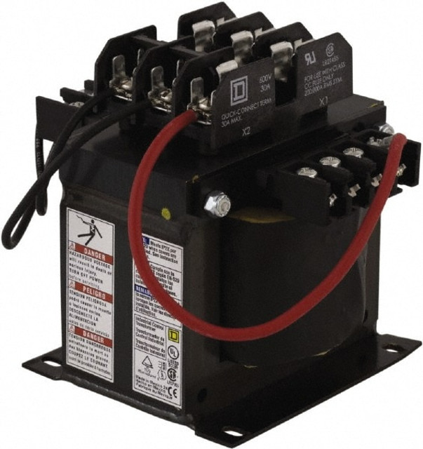 Square D 9070TF500D37 1 Phase, 500 VA, Control Transformer