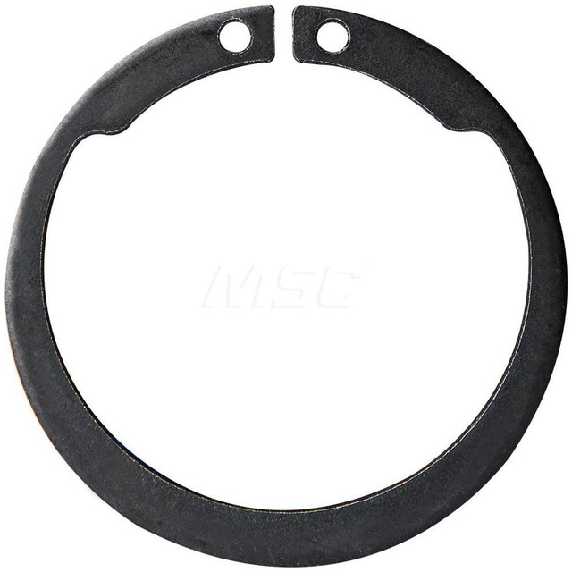 Rotor Clip SHI-125ST PA External Snap Retaining Ring: 1.176" Groove Dia, 1-1/4" Shaft Dia, 1060-1090 Spring Steel, Phosphate Finish