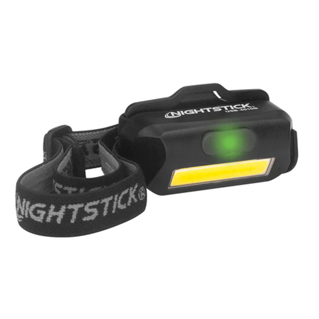 Nightstick USB-4510B Multi-Flood USB Headlamp w/ Brim Clip & Strap - LiPo Battery Nightstick USB-4510B Multi-Flood USB Headlamp w/ Brim Clip & Strap - LiPo Battery