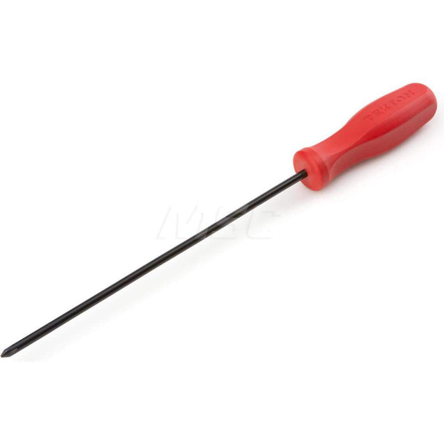 Tekton DSP14001 Long #1 Phillips Hard-Handle Screwdriver (Black Oxide Blade)