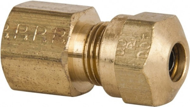 Parker 66NTA-10-8 Compression Tube Connector: 1/2" Thread, Compression x FNPT