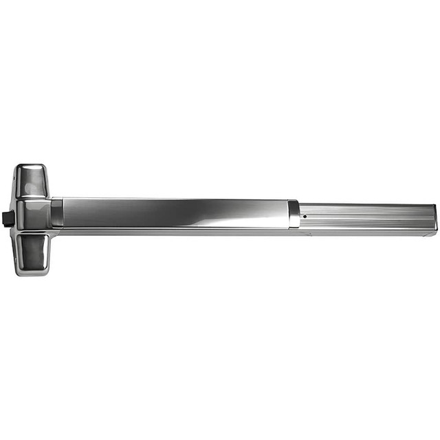 Von Duprin 99EO 3 US26 Push Bars; Material: Metal ; Locking Type: Exit Device Only ; Finish/Coating: Bright Chrome ; Maximum Door Width: 3ft ; Minimum Door Width: 2.33ft ; Grade: 1