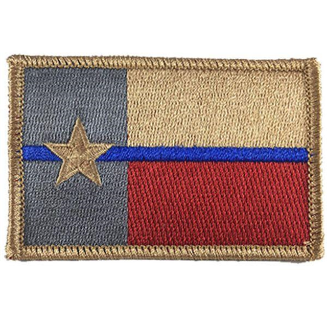 Thin Blue Line TEXAS-P-VELCRO Texas Velcro Patch - Thin Blue Line, 2 x 3 Inches, Velcro Thin Blue Line TEXAS-P-VELCRO Texas Velcro Patch - Thin Blue Line, 2 x 3 Inches, Velcro