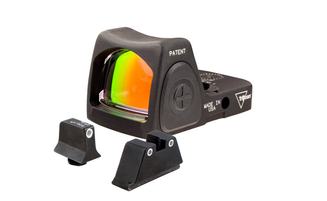 Trijicon RM07-C-700793 Dual Defense Kit RMR Type 2 with Bright & Tough Night Sight Suppressor Set for GLOCK