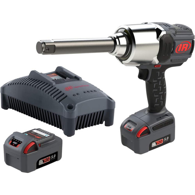 Ingersoll-Rand W8591-K2 Cordless Impact Wrenches & Ratchets; Voltage: 20.00 ; Handle Type: Pistol Grip ; Speed (RPM): 1350 ; Torque (Ft/Lb): 2000.0000 ; Brushless Motor: Yes ; Battery Chemistry: Lithium-ion
