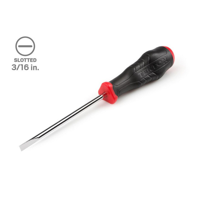 Tekton DHE31188 3/16 in. Slotted x 4 in. Driver [HT Chrome]